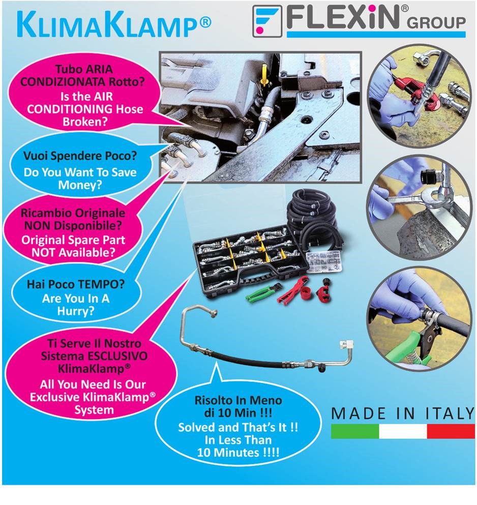 KIT KLIMAKLAMP®: RIPARAZIONI IMPIANTI A/C (Versione Base)