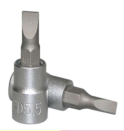 KRAVM E07031 1/4" Socket Insert with 5.5 mm Slot