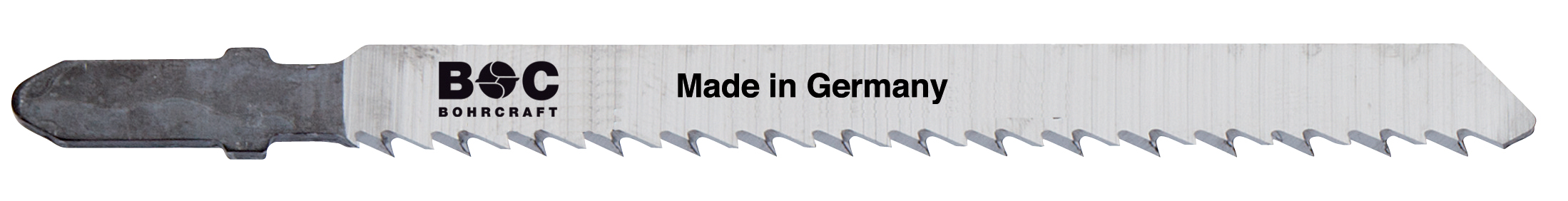 BOHRCRAFT 19601600003 Hacksaw blades in high carbon steel for wood and plastic, tooth pitch 2.5 mm, length 75 mm, pack of 5 pcs