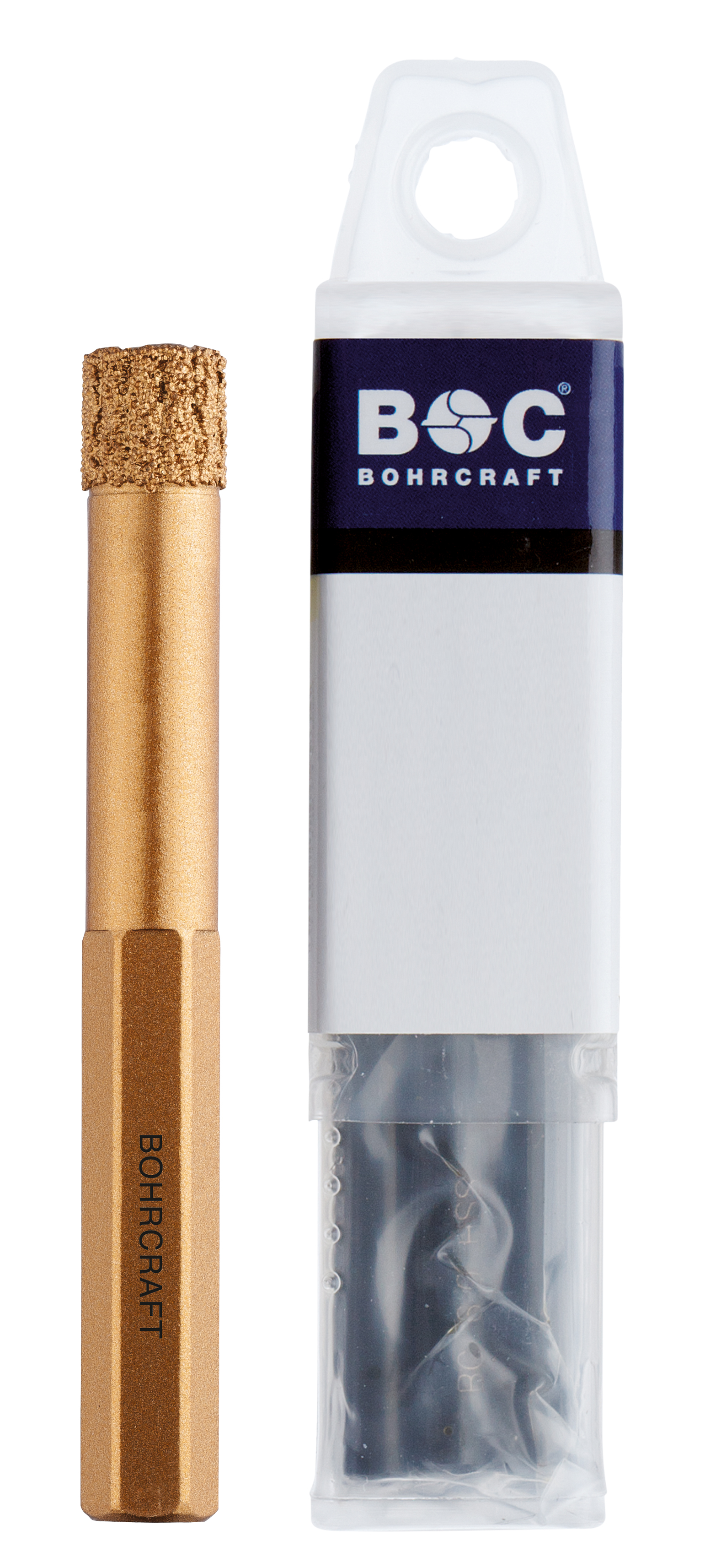 BOHRCRAFT 27010304000 Diamond-tipped tile drill bit with hexagonal shank ø 40 mm L=90 mm