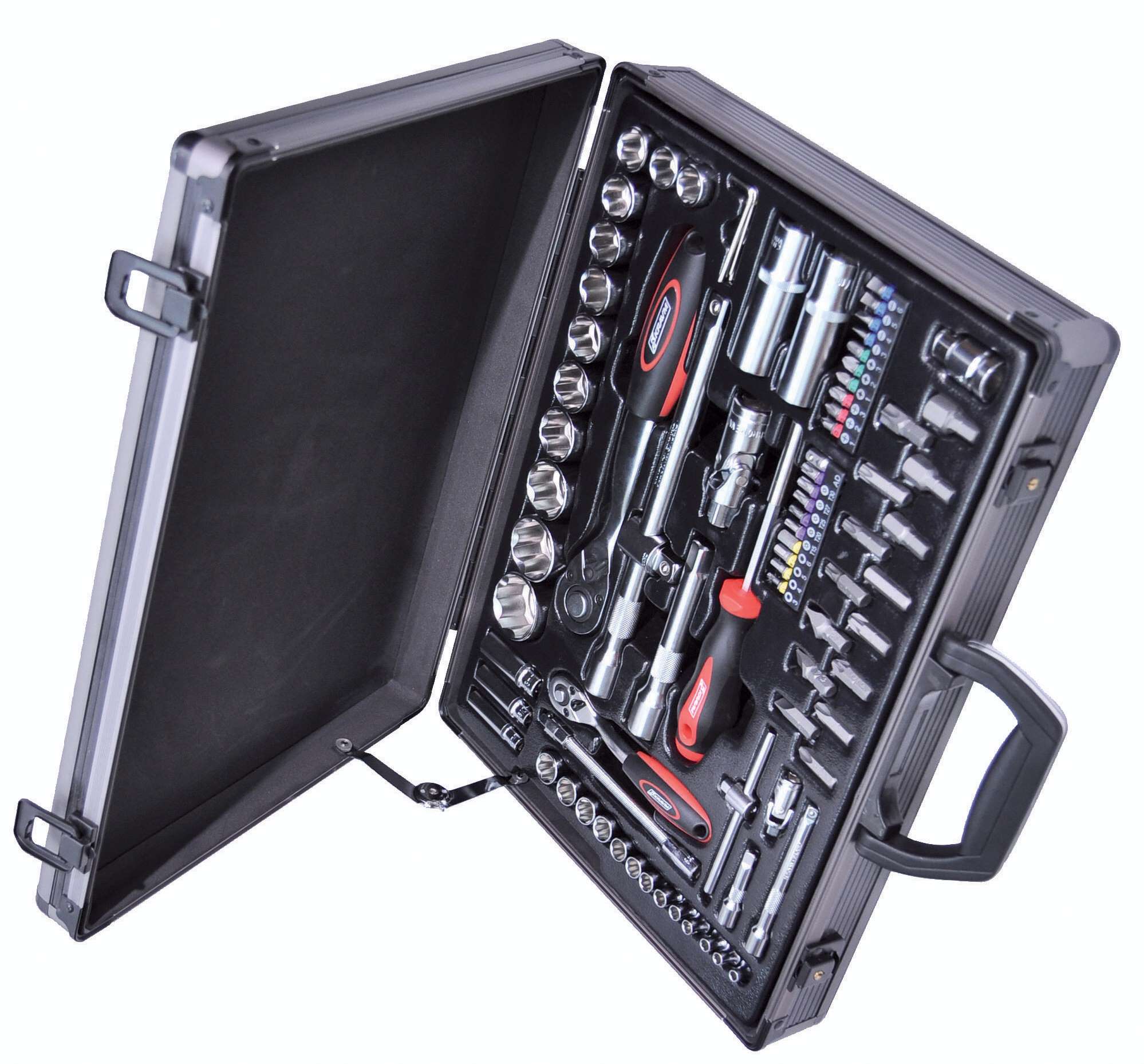 KRAVM E09066 Case with 81 tools 1/2" and 1/4"