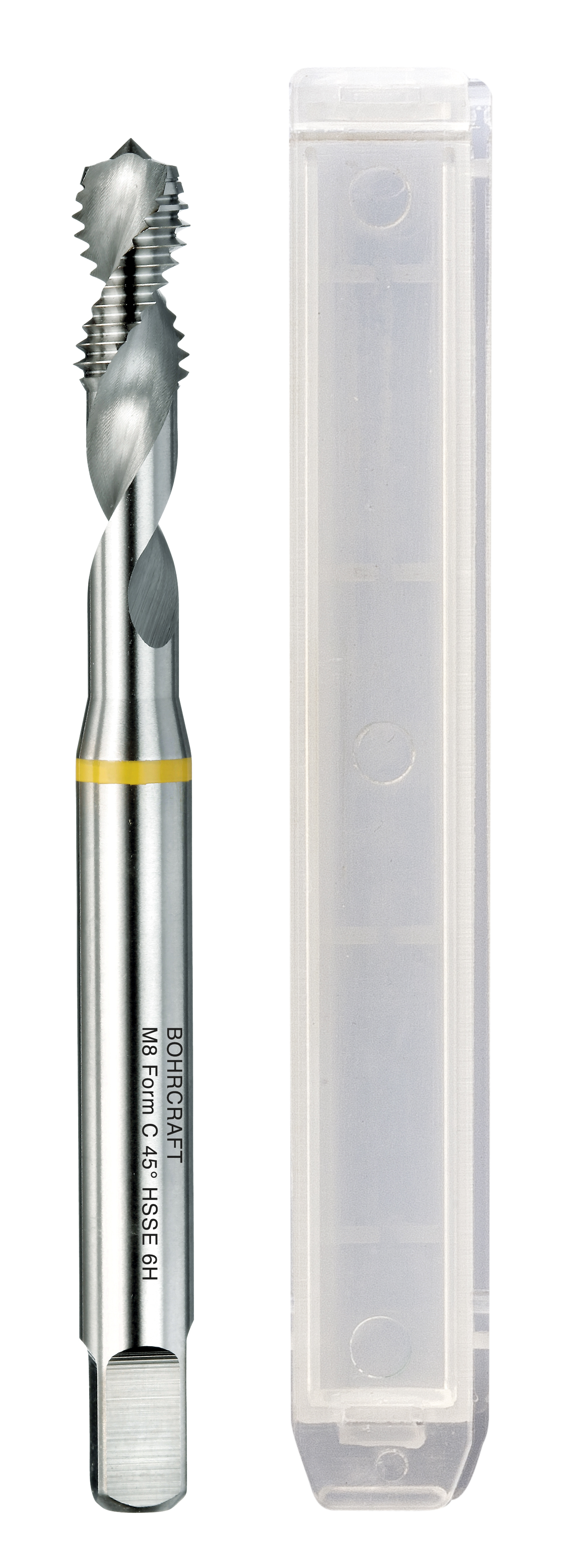 BOHRCRAFT 41490300400 Machine Tap ALU HSSE-E Co5 DIN 371, form C RSP45, threading M4