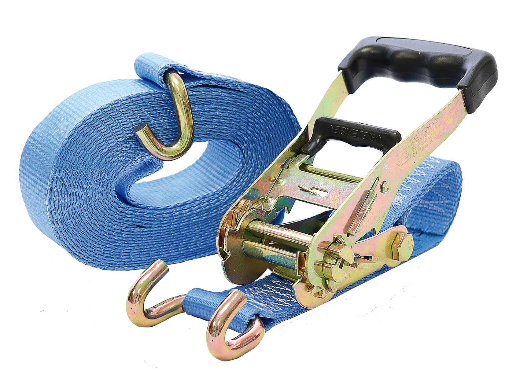 MURTRA 358050/63-09 Anchorage system width 50mm length 9m open hook max load 5250 kg blue strap