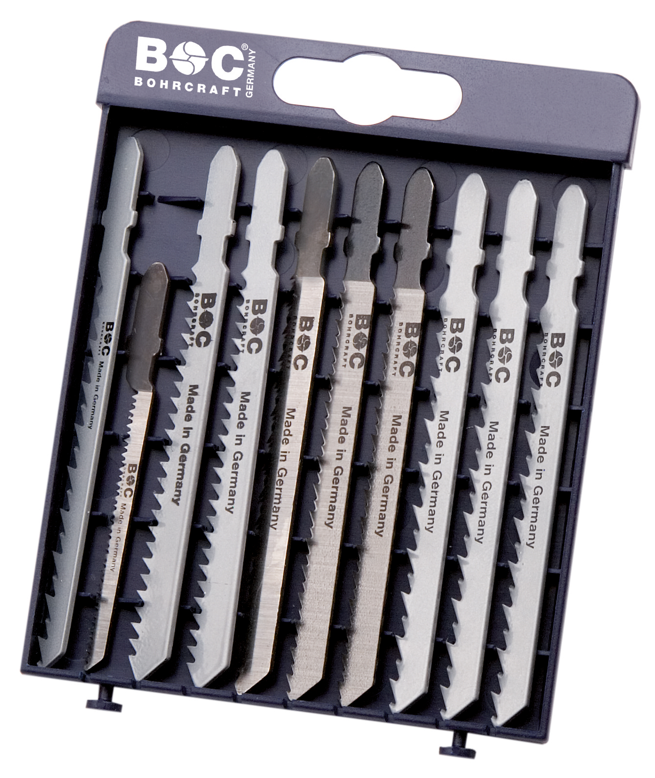 BOHRCRAFT 19901330010 Assortment of 10 pcs. blades for wood and plastic saws