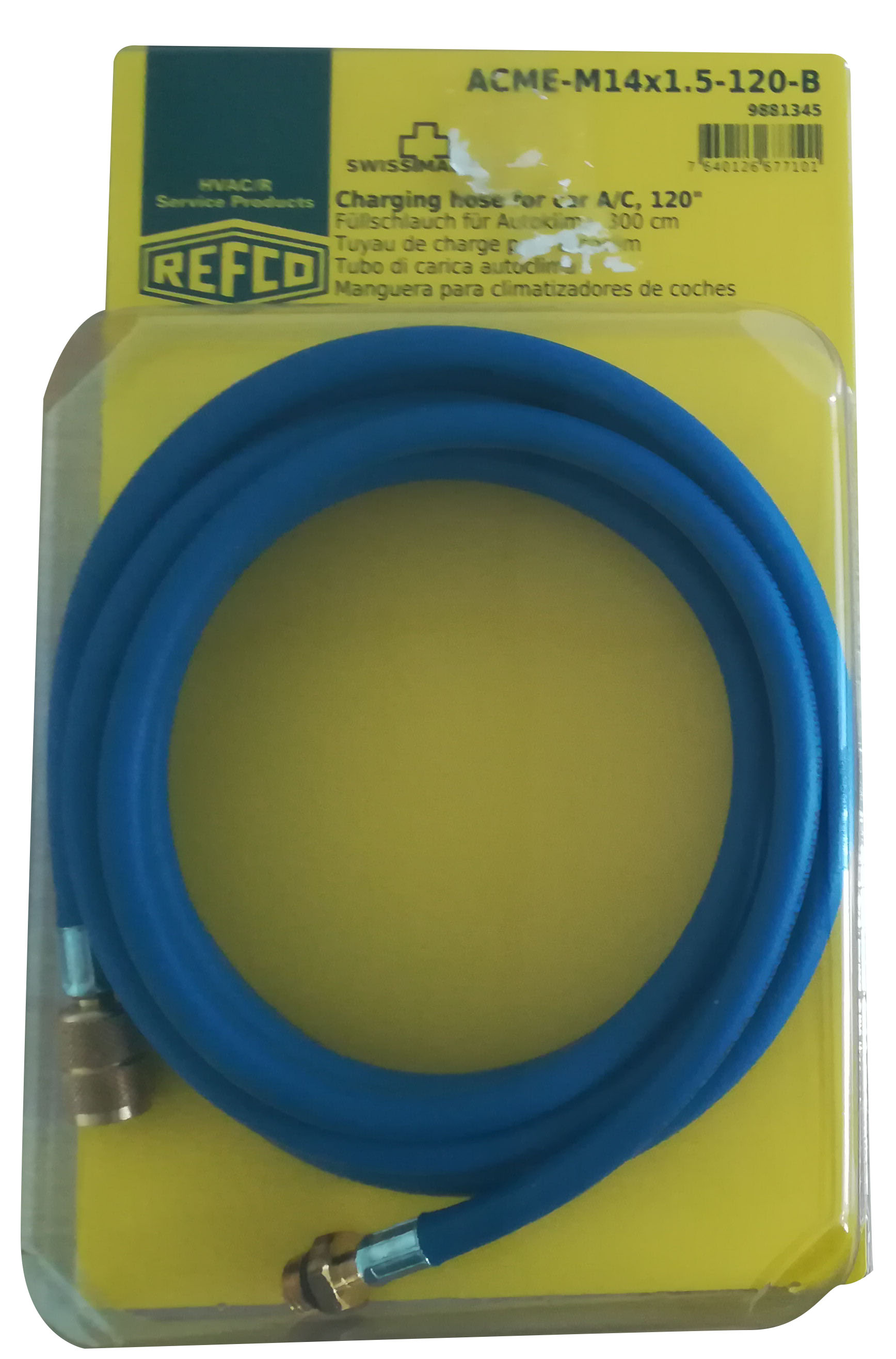 Tubazione FLEX 3MT BLU ACME M*F