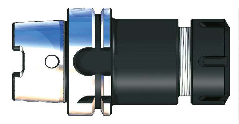 PRT METALLO 444100A40L160 ER collet chuck holder DIN 6499/B DIN 69893 HSK100/A H160 ER40