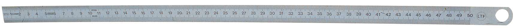 LTF 253.07 Flexible Ruler, mm-inches 1000 mm