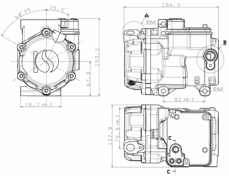 Compressore elettrico 24V-18cc (CANBUS)