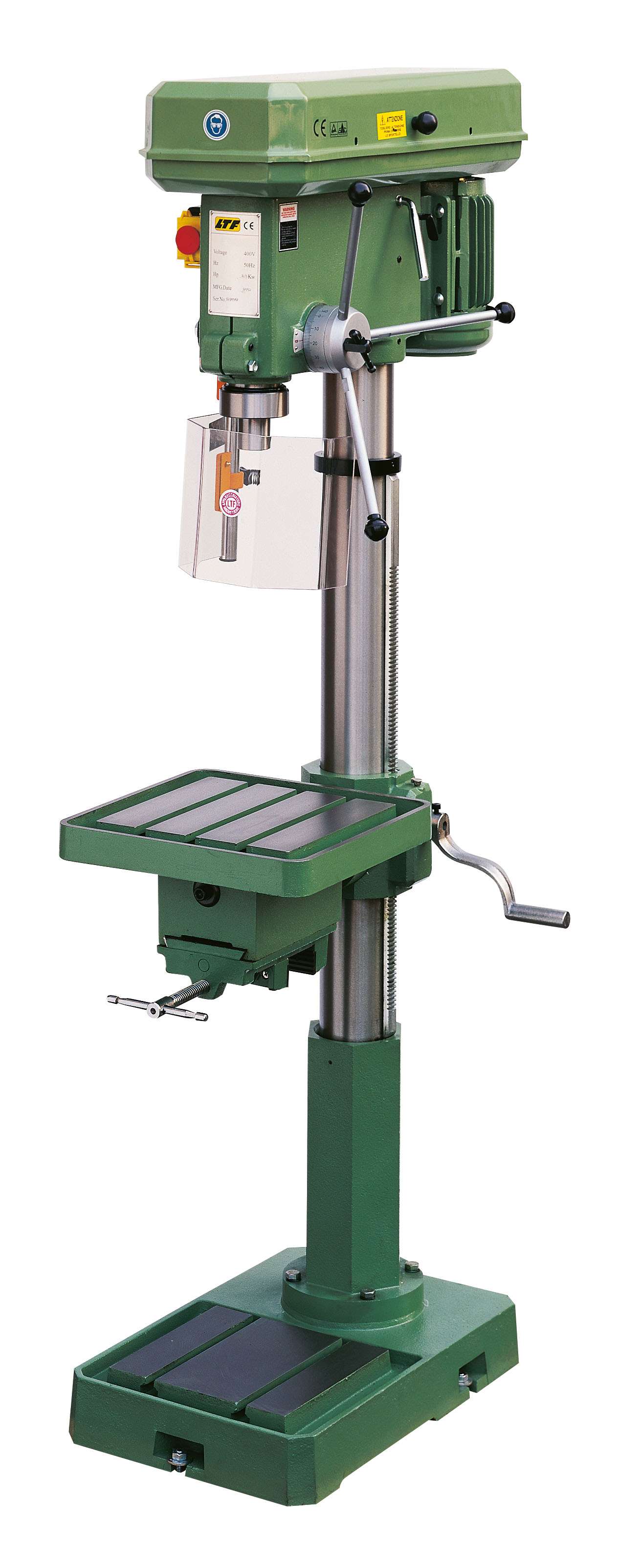 LTF MACHINE TOOLS M05860322 Pillar drill with vice and tilting table drilling Ø 32 mm 2 speeds
