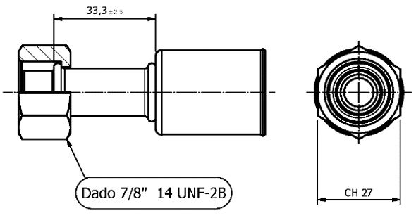Raccordo PER Tubo 1/2 FEMMINA DRITTO