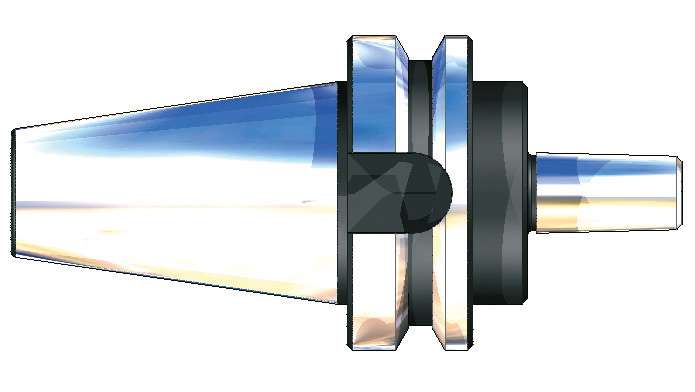 PRT METALLO 11150B16 Adapter for cylindrical shank drill chucks MAS BT AD/B ISO50 H45 B16