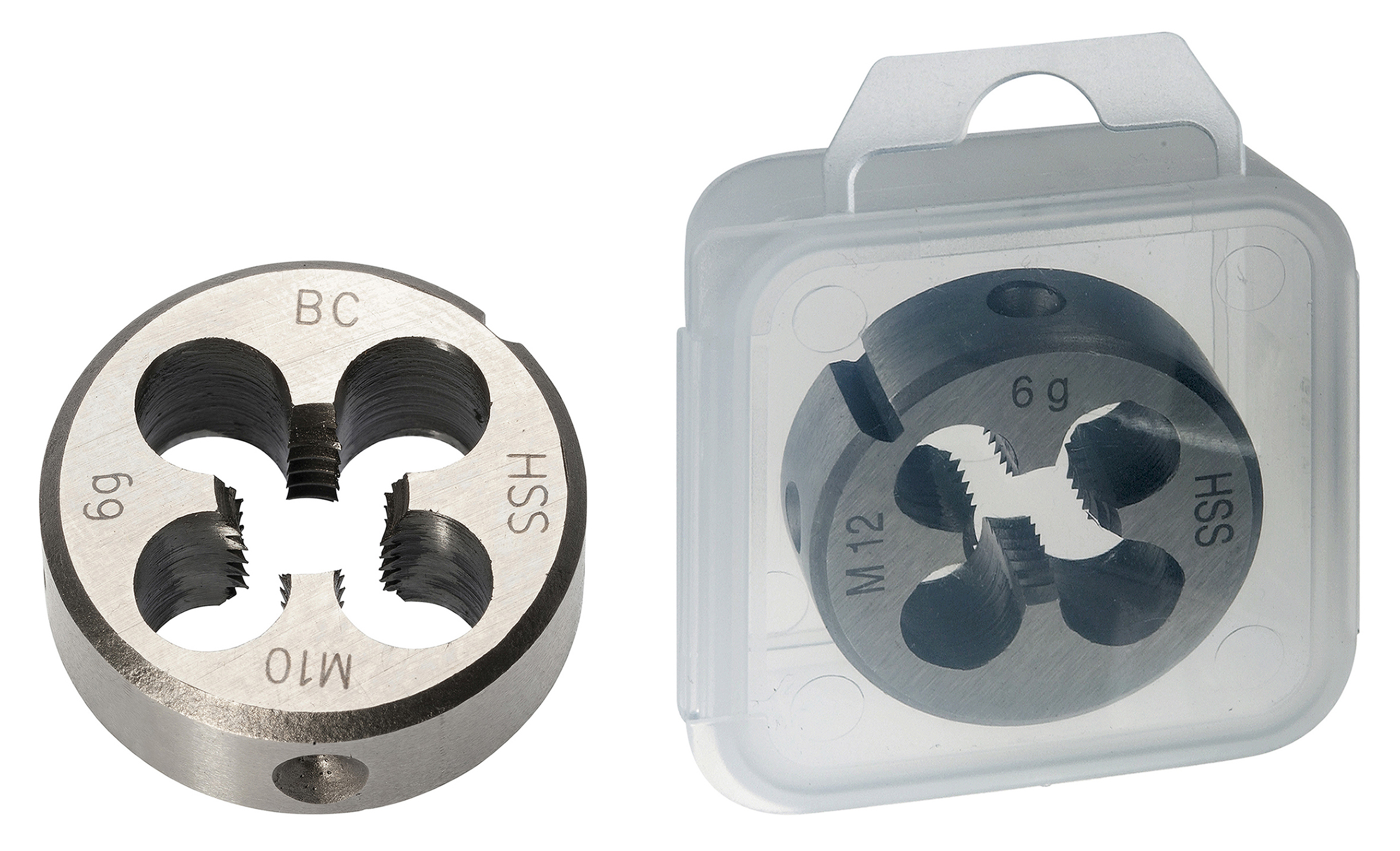 BOHRCRAFT 42001100200 Round die with correct entry HSS-G DIN EN 22568 B, M2x0.4 mm pack of 1 pc