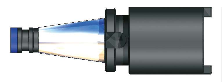 PRT METALLO 00050400 Chuck reduction DIN 2080 ISO50 reduction ISO40 H63