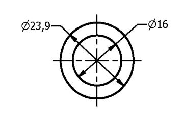 Air conditioning pipe FG100 PER G12 - 5/8" - Int. diameter 16 mm