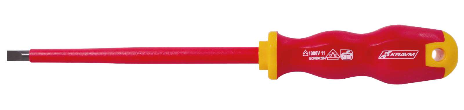 KRAVM E07231 Insulated slotted screwdriver 3x100 mm