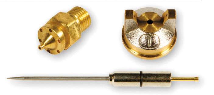 ASTURO 0017905 Needle-cap-nozzle set for C/V Ø 0.5 mm