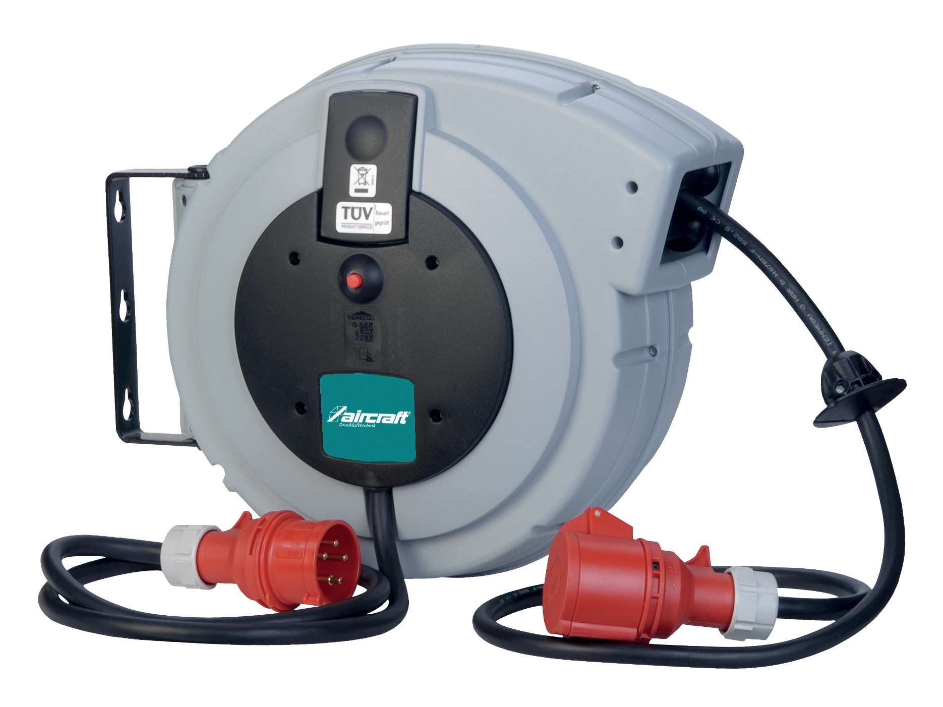 AIRCRAFT 2164020 Automatic cable reel 5x1.5 mm², 20 m