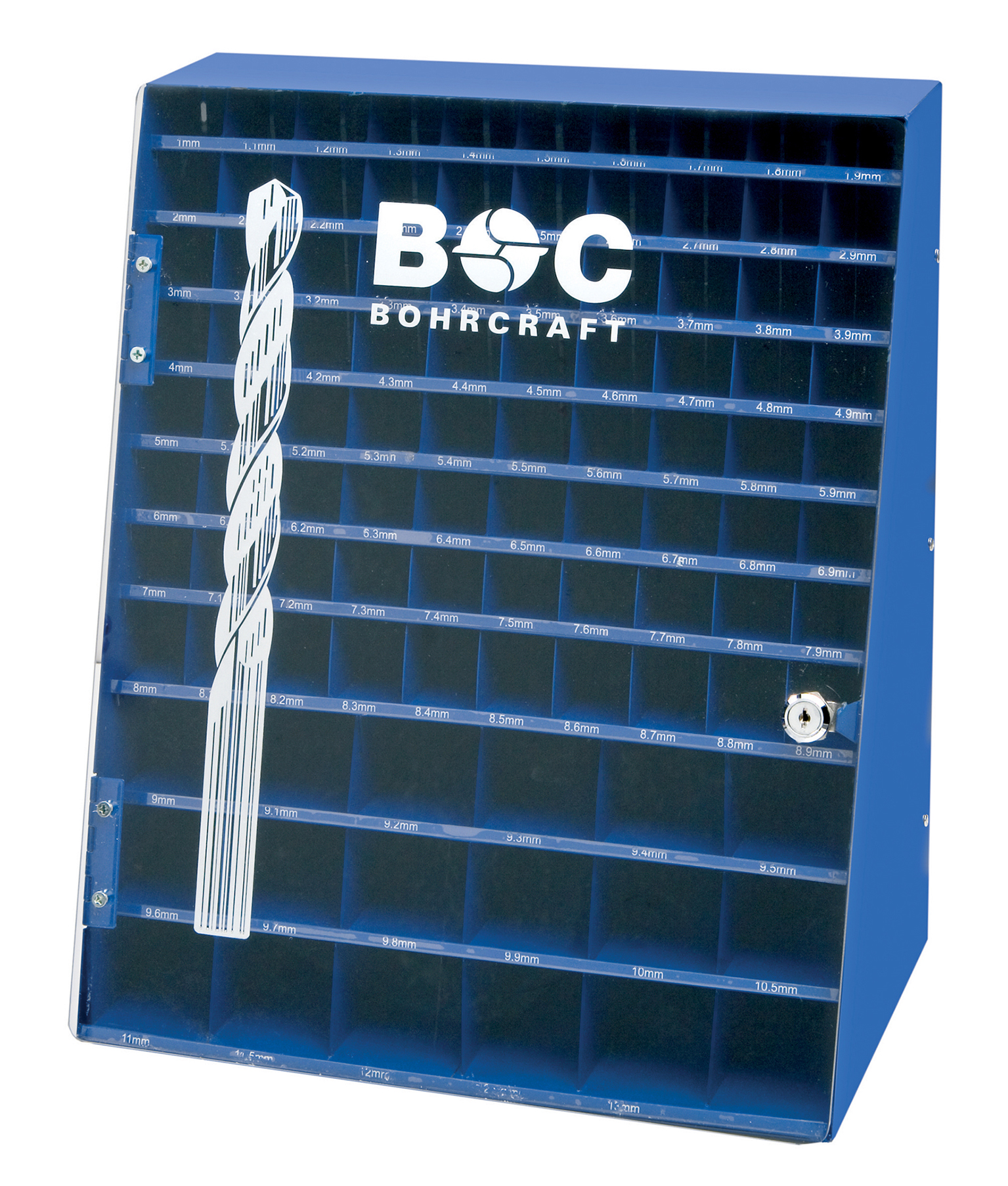 BOHRCRAFT 01301500004 Empty display case for twist drill bits 380x460x220mm (980 pcs 1.0÷10.0x0.1mm + 10.5÷13.0x0.5mm)