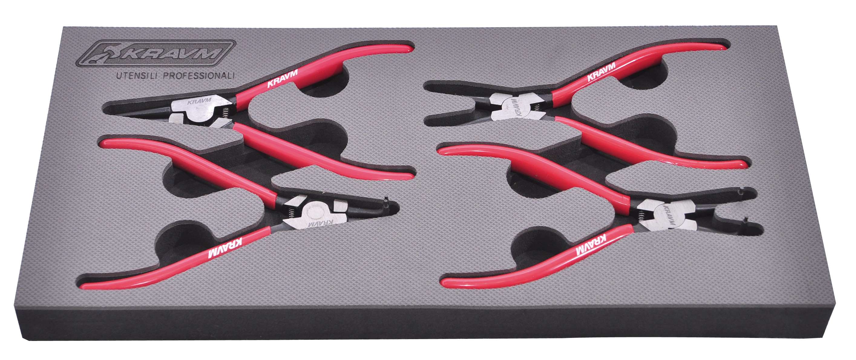 KRAVM E05151 Set of 4 pliers for rings - Heat shrinkable
