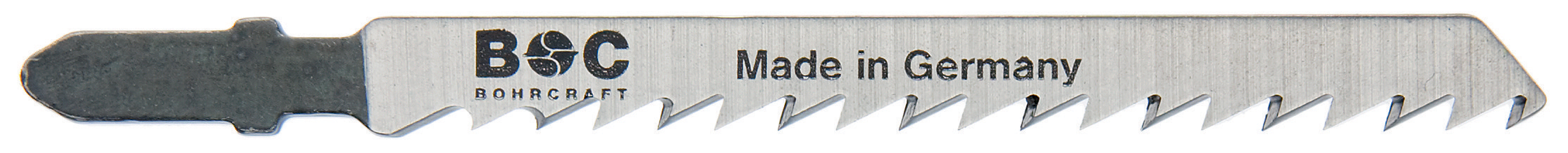 BOHRCRAFT 19601600005 Hacksaw blades in CV for wood and plastic, tooth pitch 4 mm, length 75 mm, pack of 5 pcs