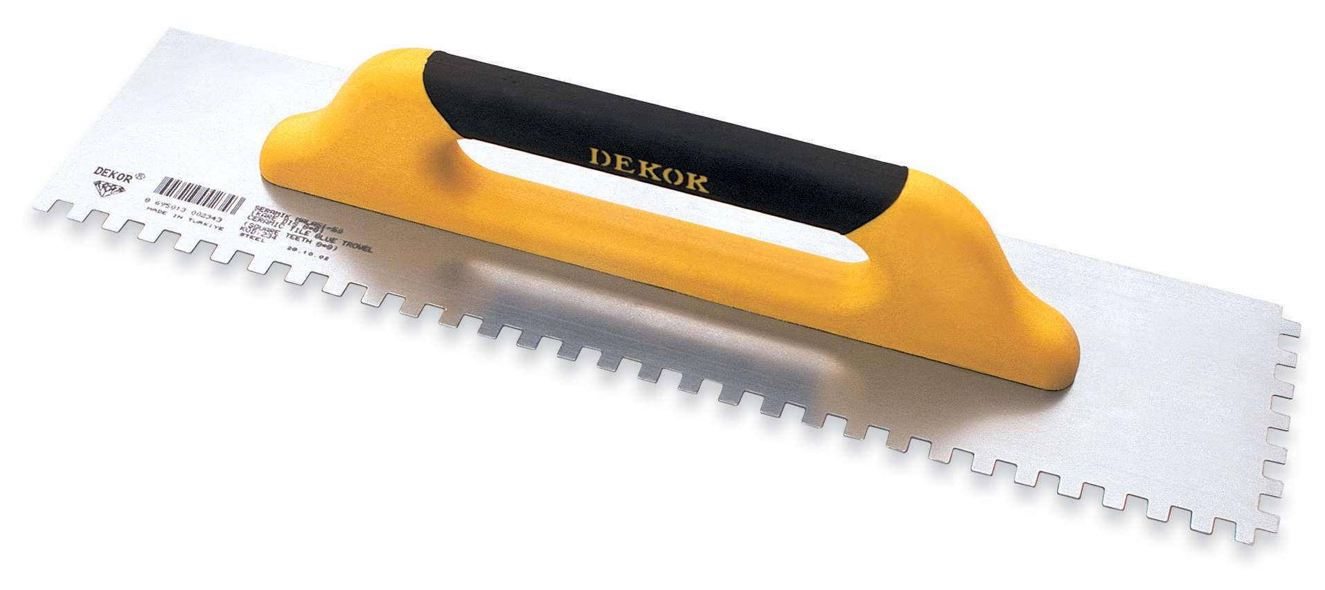IORI 15007.080 Two-hand notched trowel 8x8 mm