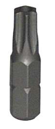 KRAVM E05954 Pack of 10 Torx 1/4" T25 inserts, 25 mm length