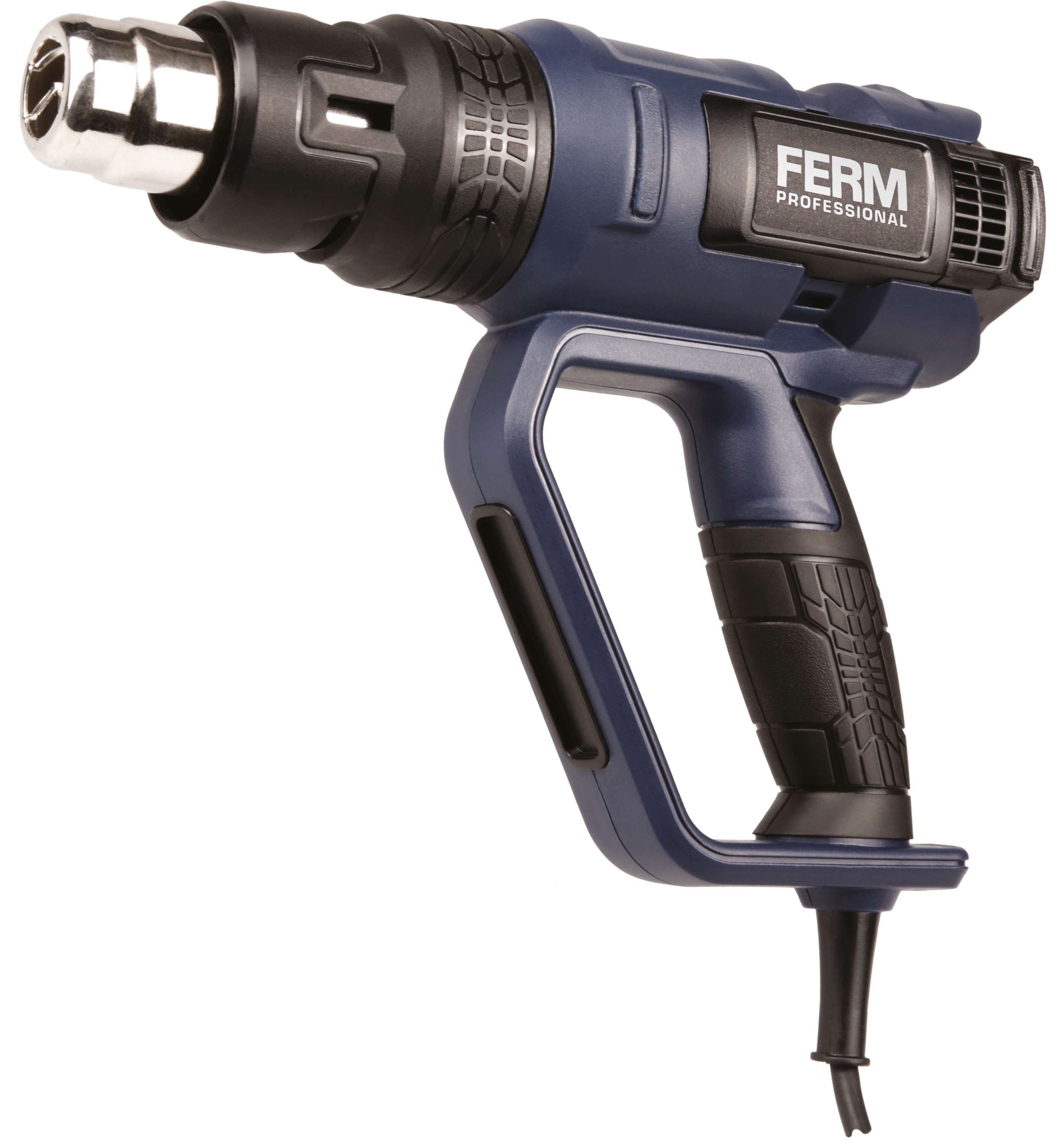 FERM HAM1017P Hot Air Gun 2000W, air flow 250-500 l/min, air temperature 50-450-600°C, weight 1.35 kg