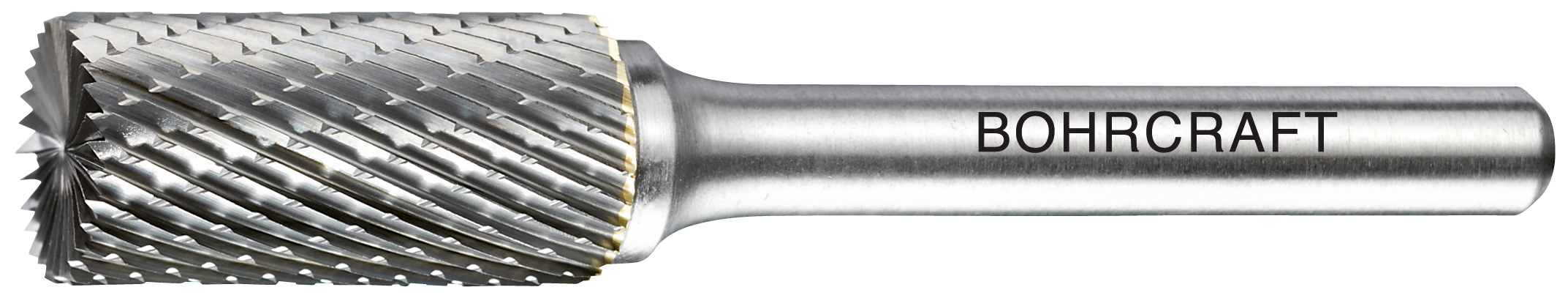 BOHRCRAFT 51070301000 Cylindrical rotary cutter in MD, shape B, DIN 8033 Z4, shank 6 mm ø 10 mm - with cutting edge