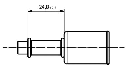 Pipe fitting 5/16 STRAIGHT V.E. G6