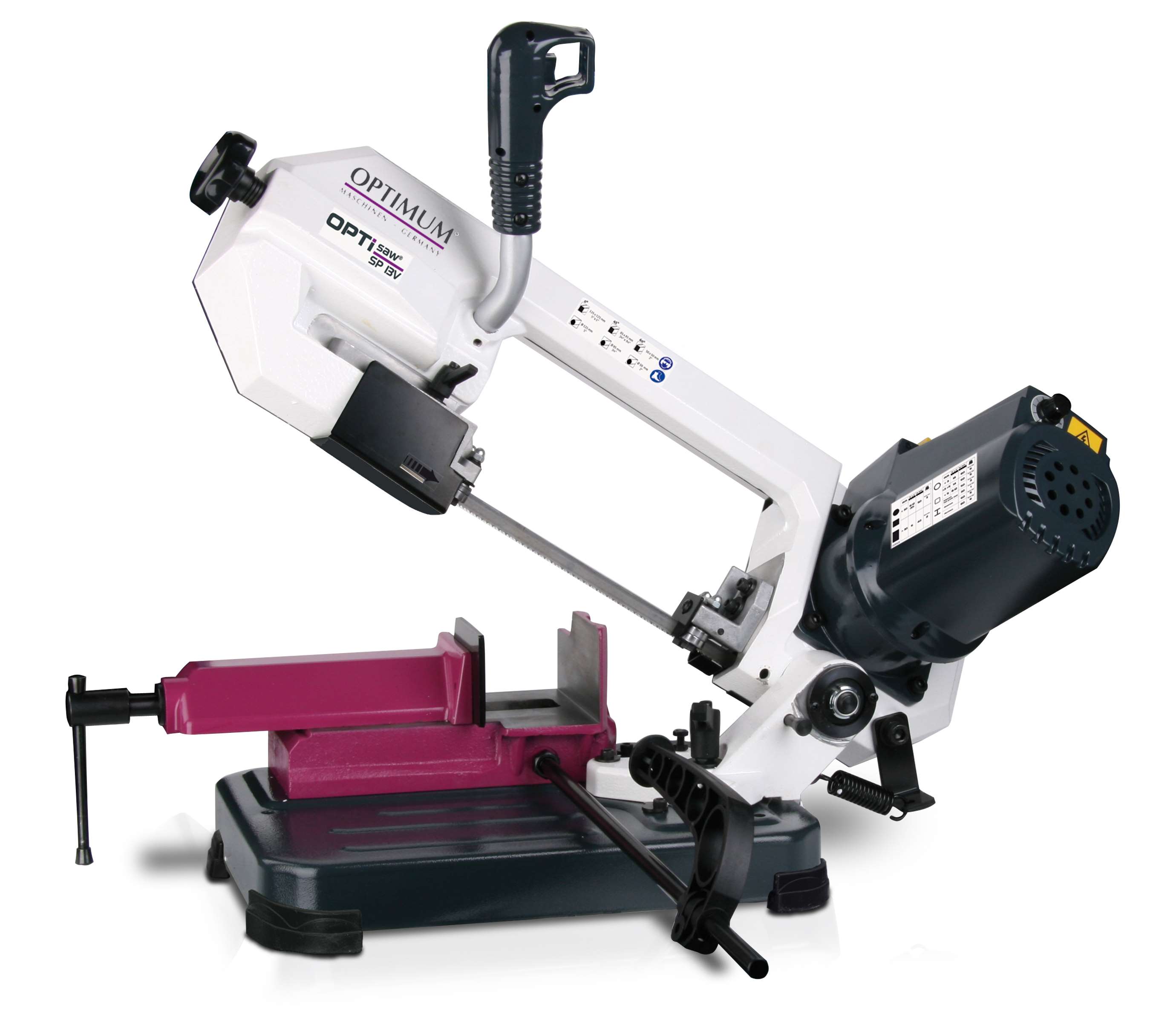 OPTIMUM 057OP0013 Portable band saw, blade 1440x13x0.65 mm