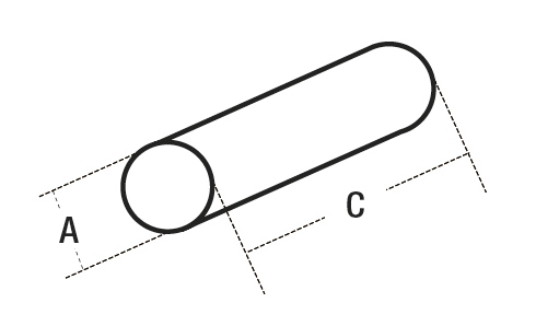 APP MAGNETICHE 277.32 Barrette magnetiche tonde fuse Alnico V in coppia Ø 10 mm