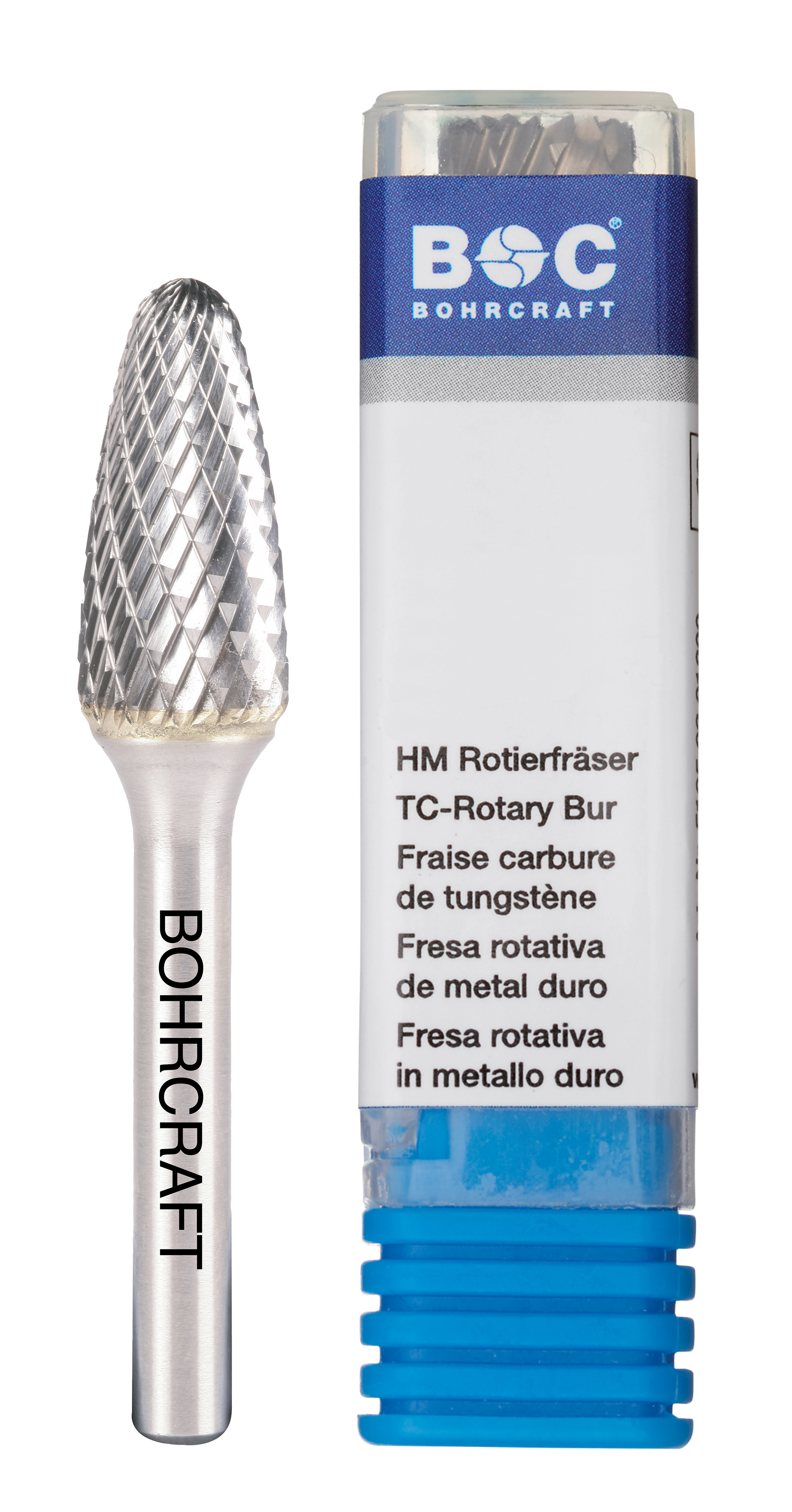 BOHRCRAFT 51250301000 MD shank rotary cutter, shape F ø 10 mm