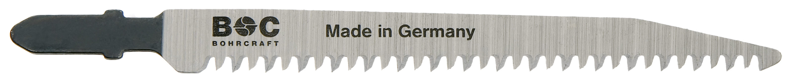 BOHRCRAFT 19631600001 Blades for fret saws with triple sharpening in HCS for wood and plastic, tooth pitch 2.5 mm, length 91 mm, 5 pcs