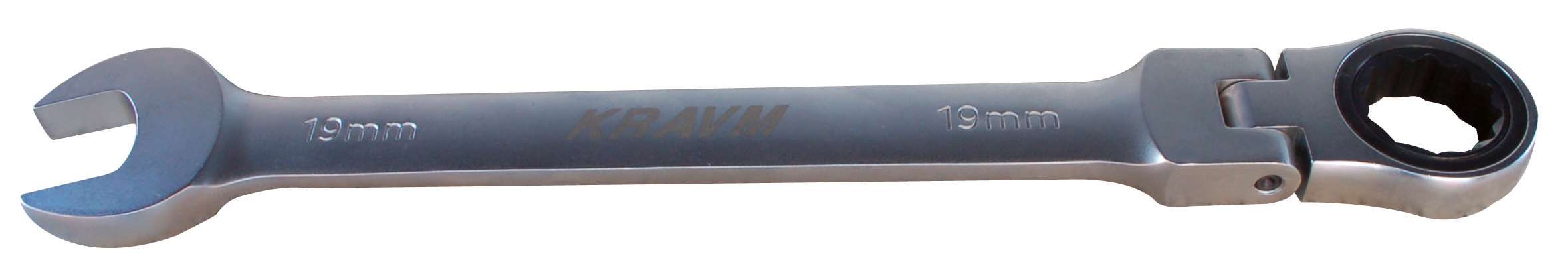 KRAVM E86179 19 mm Swivel Ratchet Wrench