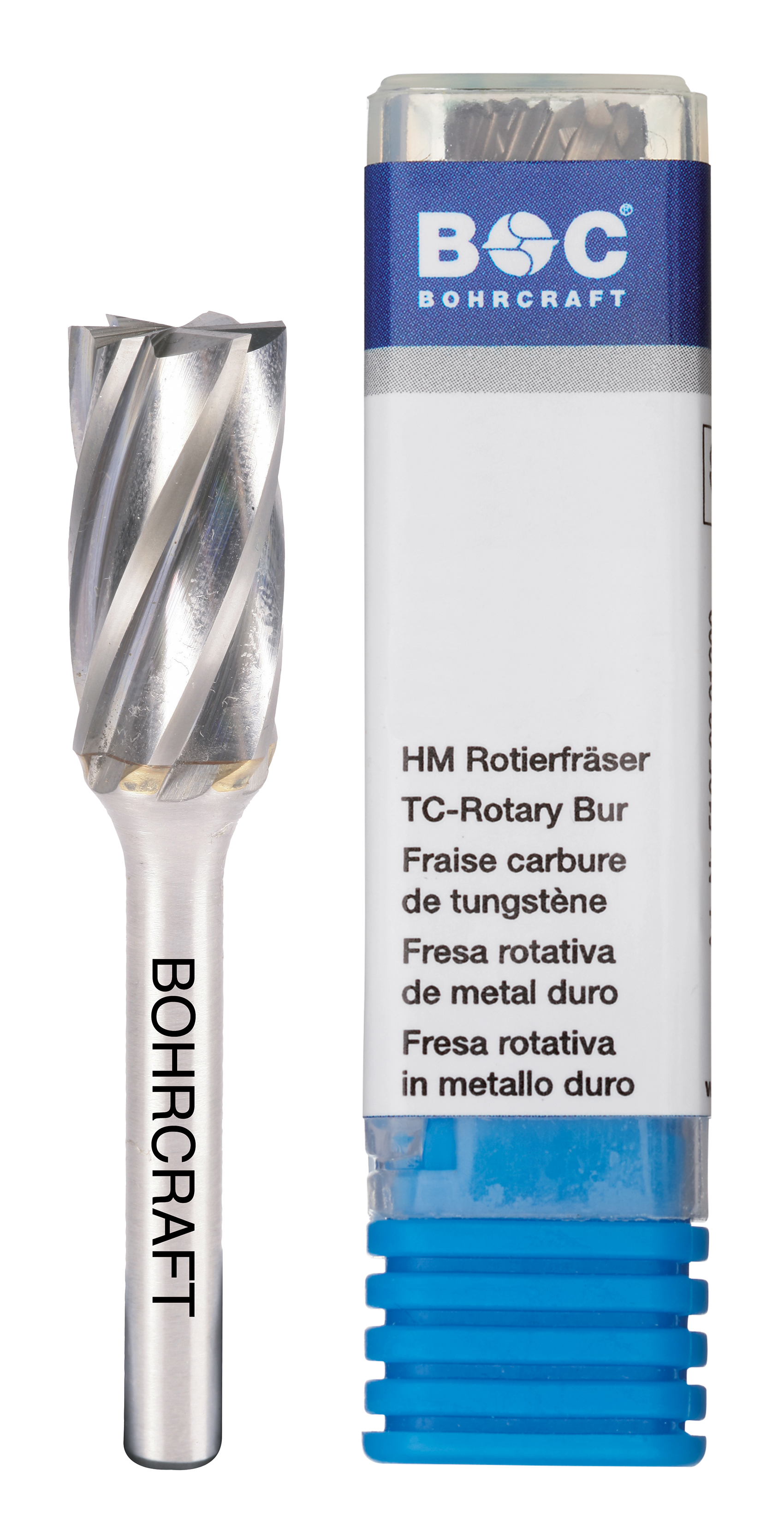 BOHRCRAFT 51030300600 Cylindrical rotary cutter in MD, shape A, DIN 8033 Z-ALU, 6 mm shank, ø 6 mm - without cutting edge