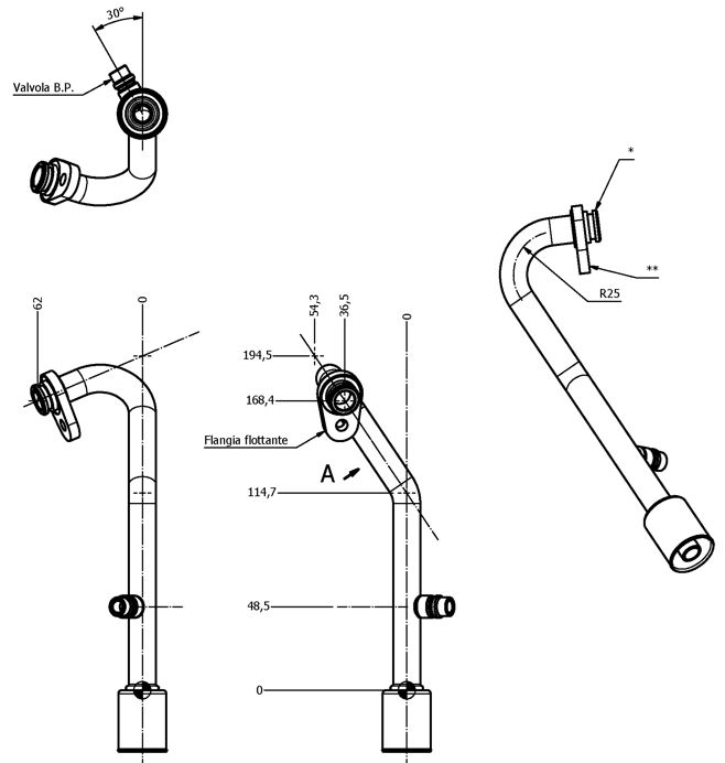 SPECIAL FITTING FOR G10 PIPE