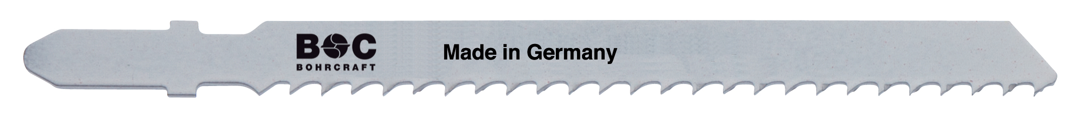 BOHRCRAFT 19641600003 HSS jigsaw blades for non-ferrous metals and plastic, tooth pitch 3 mm, length 75 mm, pack of 5 pcs