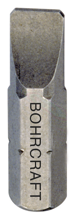 BOHRCRAFT 67101506541 Slotted screw inserts, 5/16" drive, 6.5x1.2 mm L=41 mm pack of 5 pcs