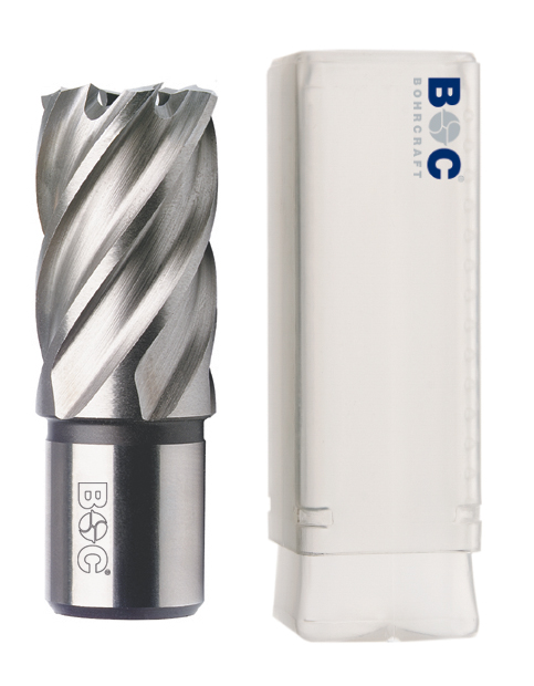 BOHRCRAFT 19510301425 HSS-E Co8 Weldon Core Drill - 3/4, 30 mm ø 14 mm