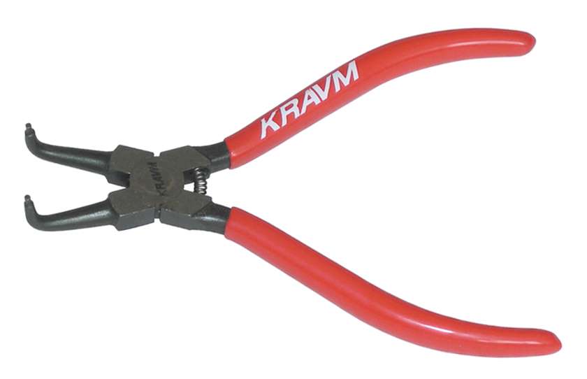 KRAVM 04171 Pliers for bent internal rings 160 mm
