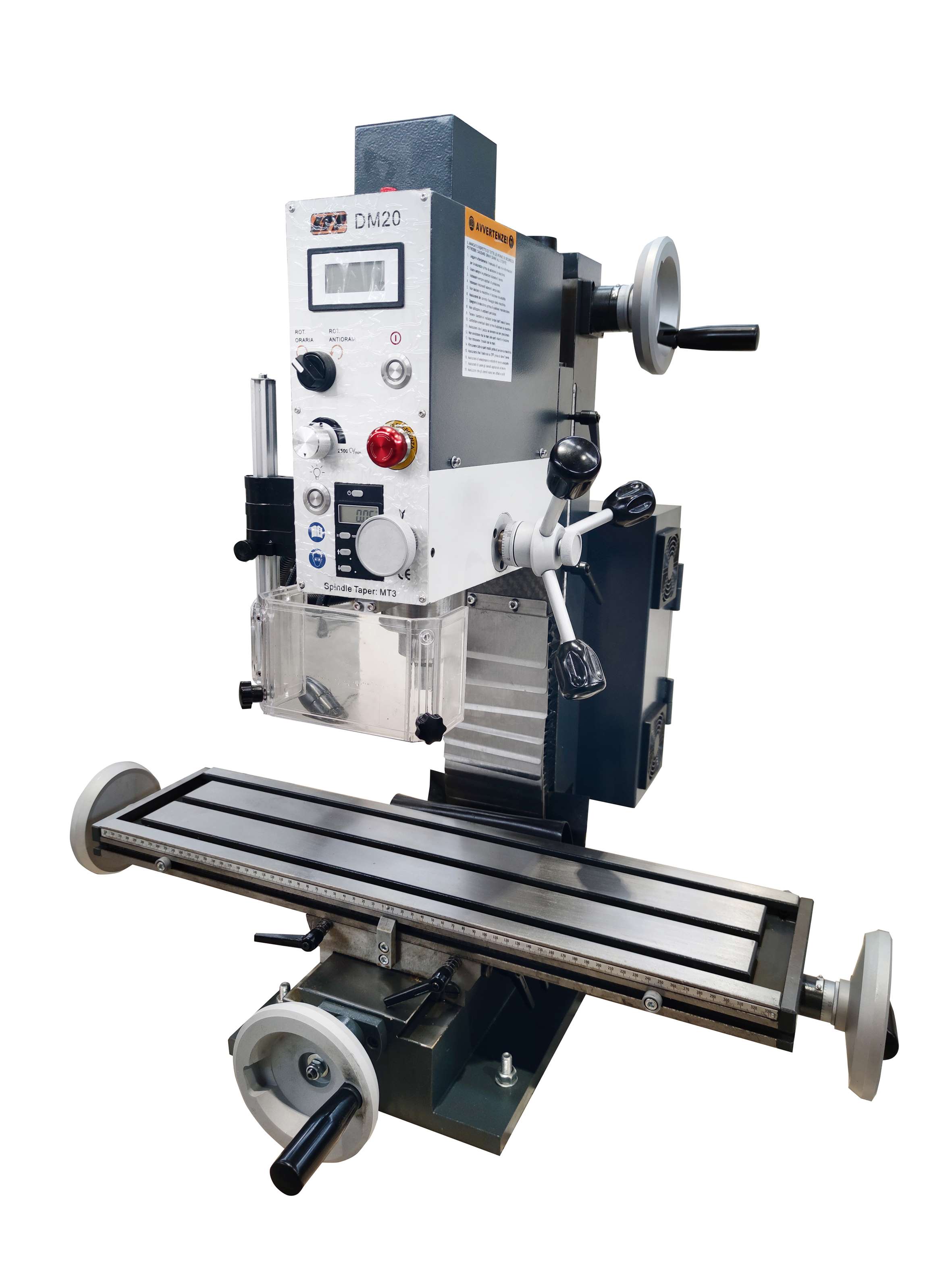 LTF MACHINE TOOLS 058200020 Bench milling drill, brushless motor 1.1 kW, drilling capacity 20 mm