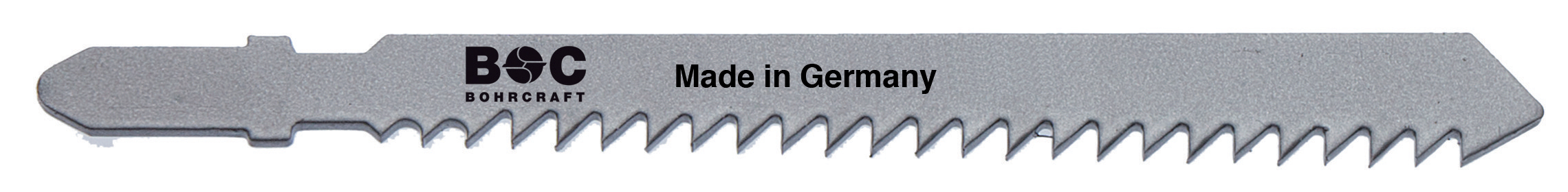 BOHRCRAFT 19611600001 Hacksaw blades in CV for wood and plastic, tooth pitch 3 mm, length 75 mm, pack of 5 pcs