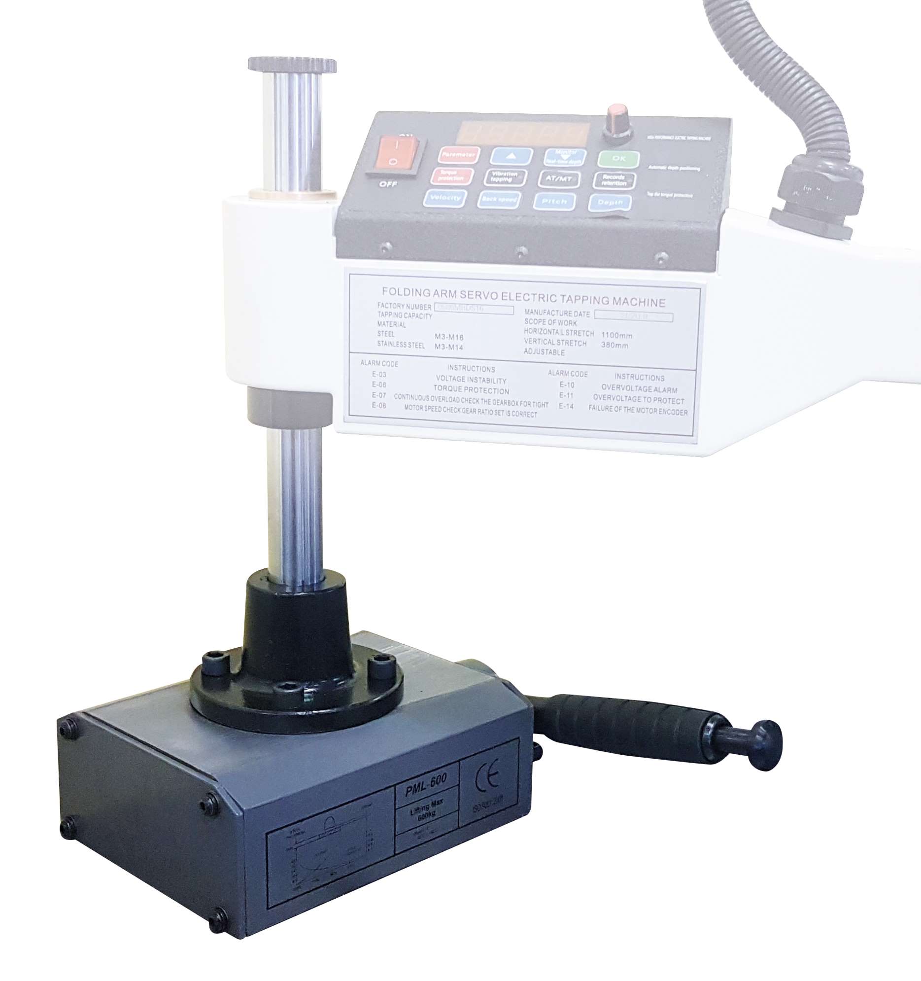 LTF MACHINE TOOLS 0586PML600 Magnetic holders for electric tapping machines