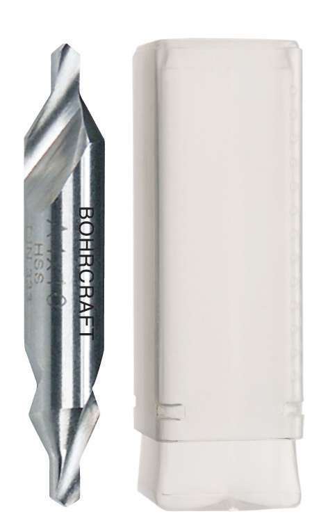 BOHRCRAFT 16000300500 HSS Centre Drill DIN 333-A 60° ground ø 5.0 mm pack of 1 pc