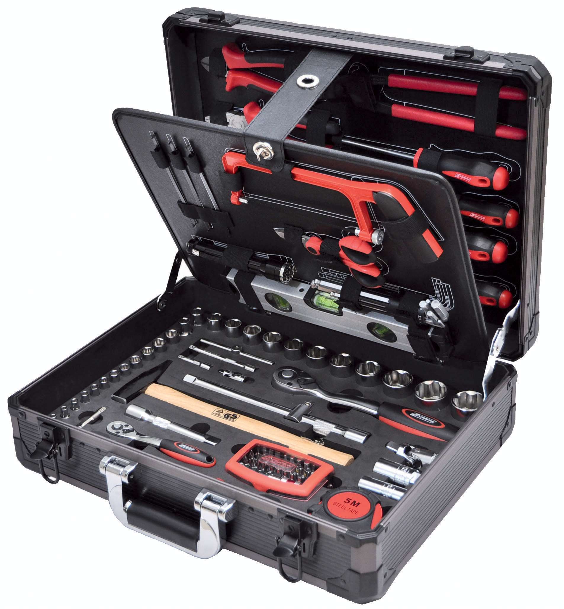 KRAVM E09067 Case complete with 111 tools