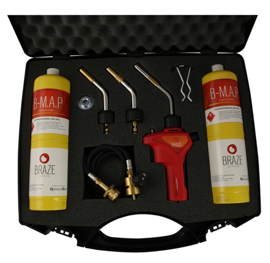 Kit 1 for Braze Welding in a case (T°f up to 3.100°C/5.612 °F)