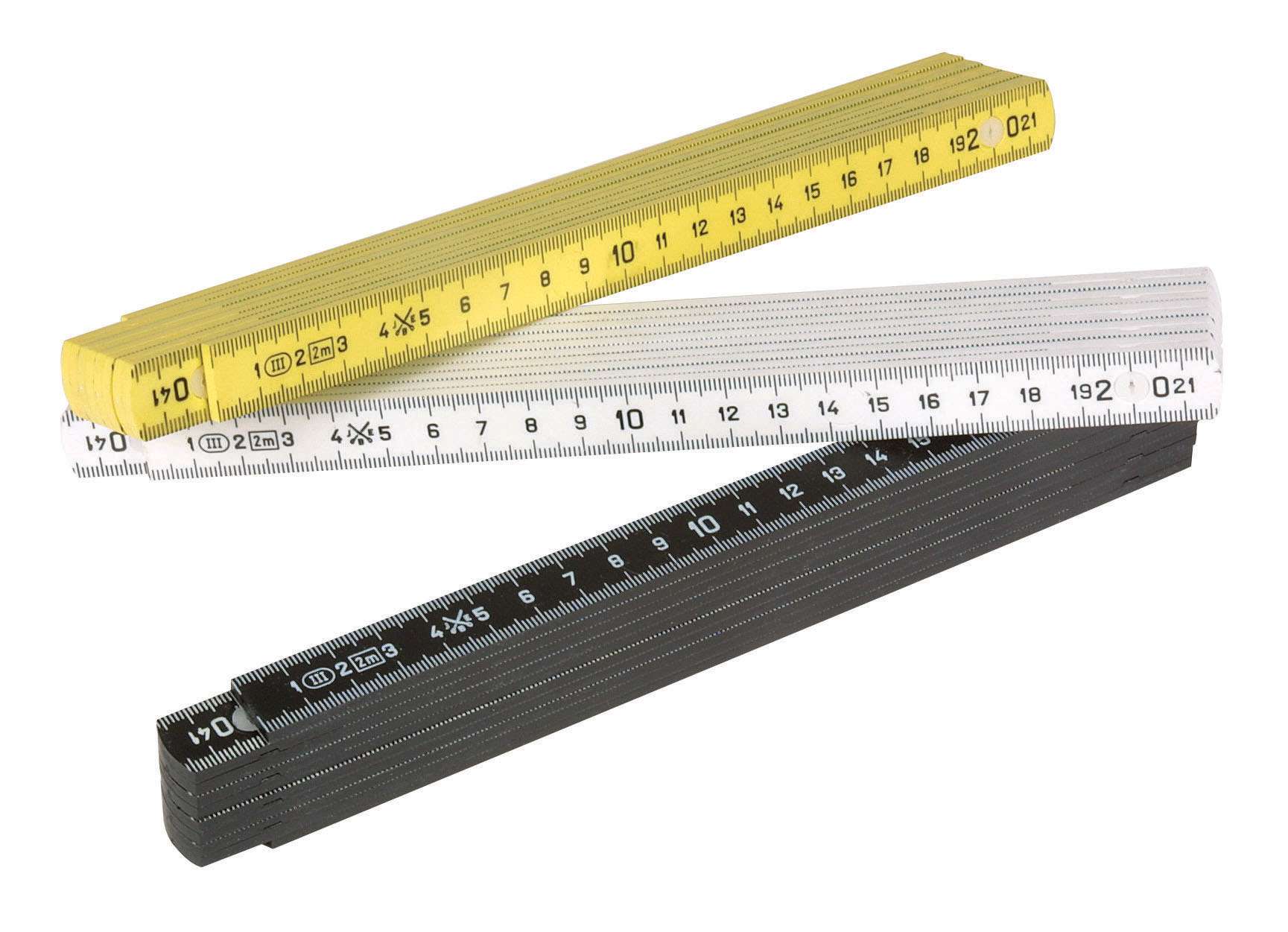 IORI 10144.NER2 Double black plastic tape measure 2 m