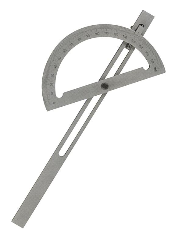 LTF 259.04 Sliding rod protractor 500 mm rod 250 mm arc