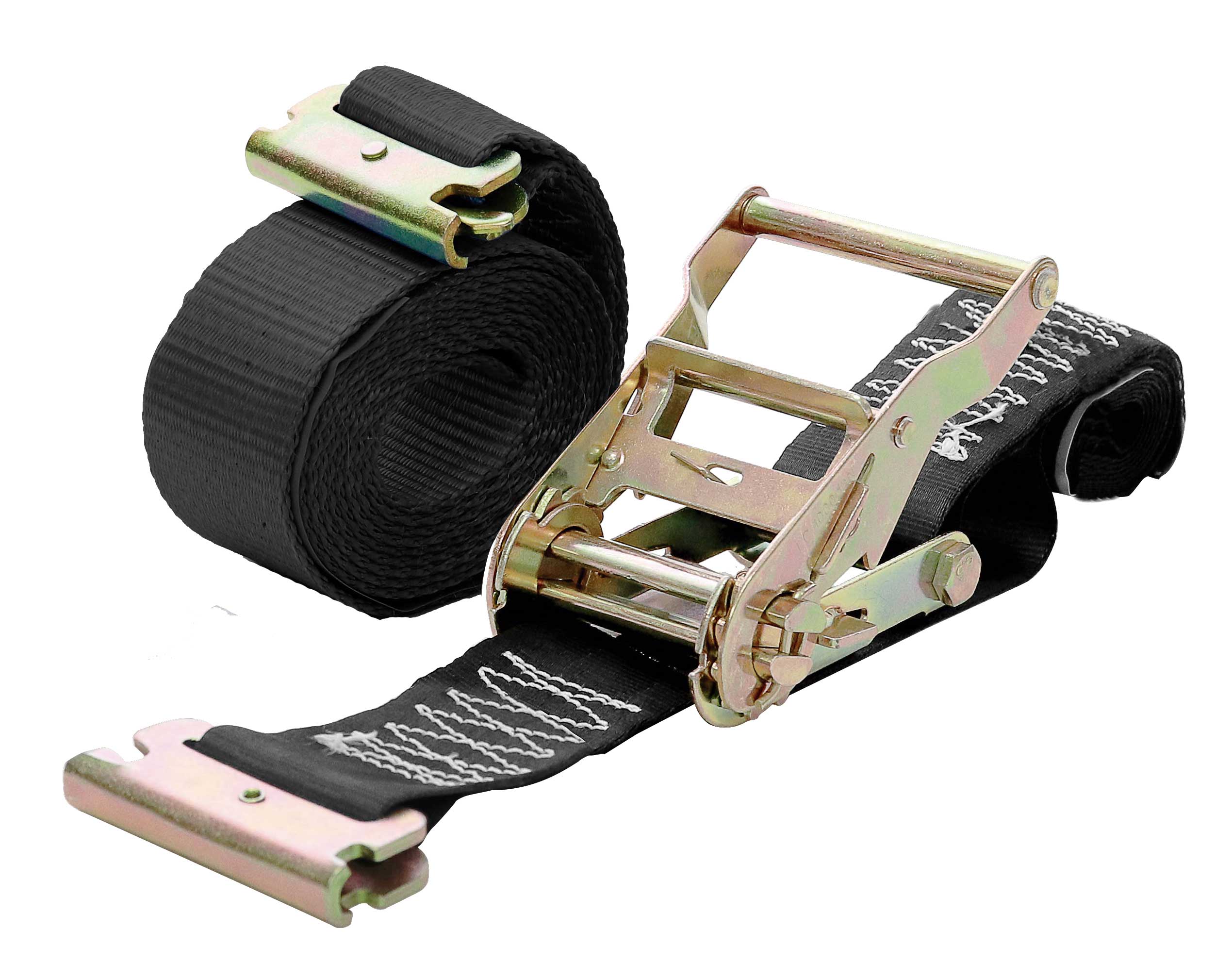 MURTRA 155050/65-5 Set of 2 interior truck anchoring straps, 50mm wide, 2 pieces x 5m, black