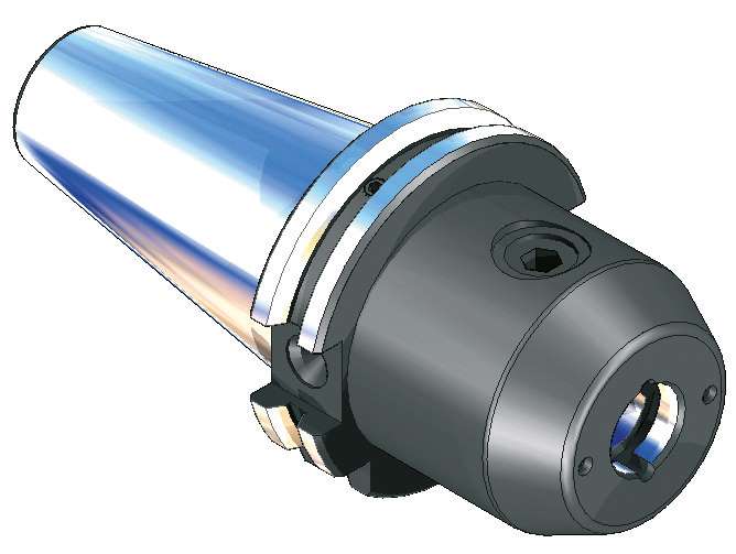 PRT METALLO 99950W10CL Mandrino porta frese WELDON con canaline lubrificate DIN 69871 AD/B ISO50 H63 d10